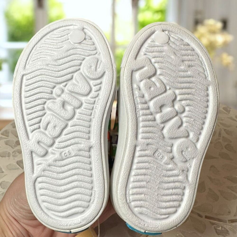 Native Jefferson Kids Slip On Water Shoes Sneakers Multi Color Brick Unisex Size - Picture 10 of 11